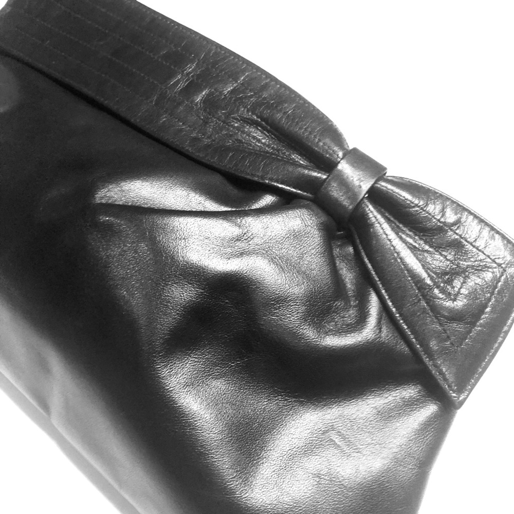 Purse clutch purple  leather Morris Moskowitz VTG